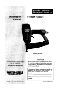 Porter-Cable FN250B User manual