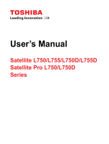 Toshiba L750D User manual