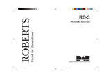 Roberts RD-3 User manual