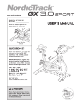 NordicTrack TEX04910.1 User manual