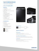Samsung WA50K8600AV Installation guide