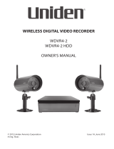 Uniden WDVR4-2HDD Owner's manual