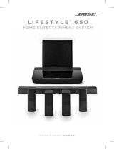 Bose Lifestyle 650 Owner's manual