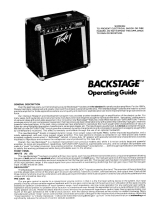 Peavey backstage Owner's manual