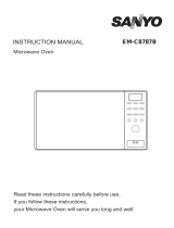 Sanyo EM-C8787B User manual