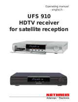 Kathrein UFS 910 Operating instructions