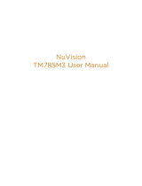 NuVision TM785M3 User manual