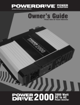 Power Drive 1500 User manual