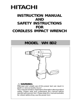 Hitachi WH 8D2 User manual