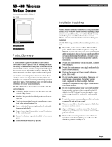 CADDXNX480 - ITI, Caddx Wireless Motion Detector