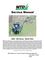 MTD 250 Series 2005 User manual