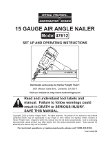 Harbor Freight Tools 47612 Contractor Series User manual
