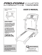 Pro-Form DTL18140 User manual