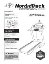 NordicTrack Powertread 1750 User manual