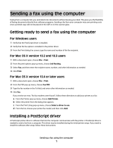 Lexmark X464DE Fax Manual