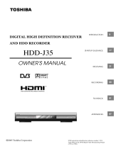 Toshiba HDD-J35 User manual