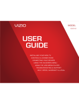 Vizio E320-A1 User manual