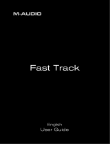 M-Audio Fast Track User manual