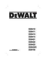 DeWalt D28750 T 4 Owner's manual