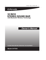 Craig CHT923 Owner's manual