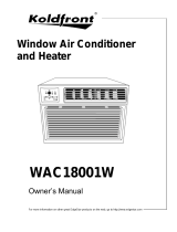 KoldFront WAC25001W Owner's manual
