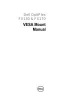 Dell OptiPlex FX130 Mounting Manual