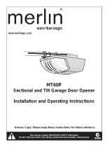 Chamberlain Merlin MT60P User manual