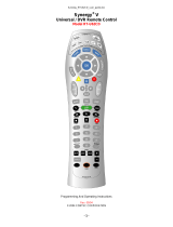 Synergy V Universal DVR Remote Control RT-U62CD User manual