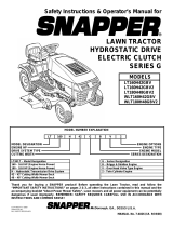 Simplicity LAWN TRACTOR HYDROSTATIC DRIVE ELECTRIC CLUTCH SERIES G User manual