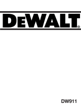 DeWalt DW911 Owner's manual