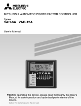 Mitsubishi Electric VAR-6A,VAR-12A User manual