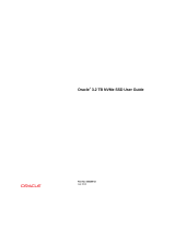 Oracle 3.2 TB NVMe User manual