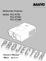 Sanyo PLC XT35L - XGA LCD Projector Owner's manual