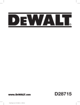 DeWalt D28715 User manual