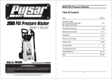 Pulsar PWE2000 Owner's manual