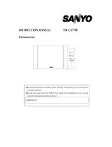 Sanyo EM-C5779V User manual