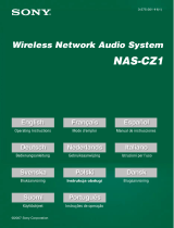 Sony NAS-CZ1 Owner's manual