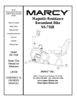 Marcy NS-716R Owner's manual