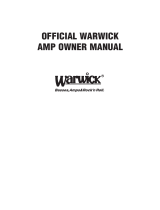 Warwick Profet 3.3 / 5.2 User manual