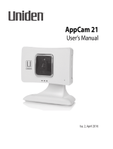 Uniden APPCAM21-2PK Owner's manual