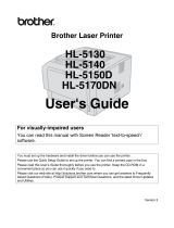 Brother HL-5170DN Owner's manual