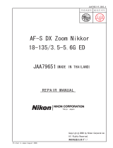 Nikon AF-S DX Zoom Nikkor 18-135/3.5-5.6G ED User manual