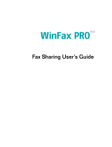 Symantec Fax Sharing User manual