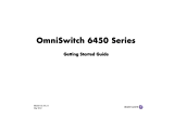 Alcatel-Lucent OmniSwitch 6450 Getting Started Manual
