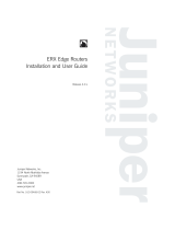 Juniper Networks ERX-705 User manual