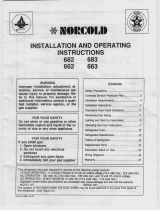 Norcold 662 Installation And Operating Instructions Manual