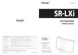 TEAC SR-LXI User manual