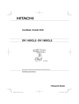 Hitachi DV 18DCL2 Handling Instructions Manual