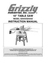 Grizzly G0444 User manual