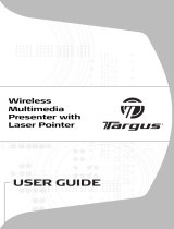 Targus wireless multimedia presenter User manual